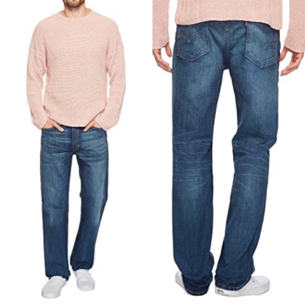 AEO Medium Wash Original Straight Denim Jeans W30